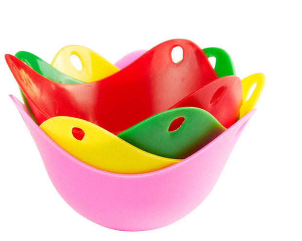 4Pcs/lot Silicone Egg Poaching Pods Mould Pan