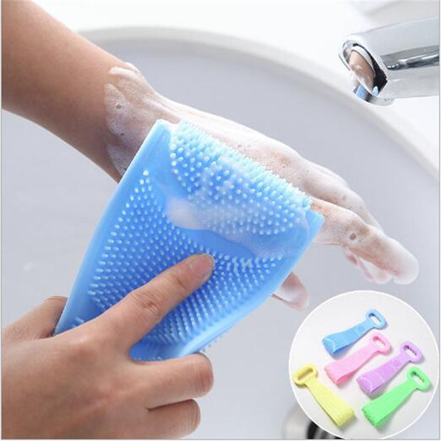 Magic Body Silicone Shower Bath Scrubber/ Massage Towel
