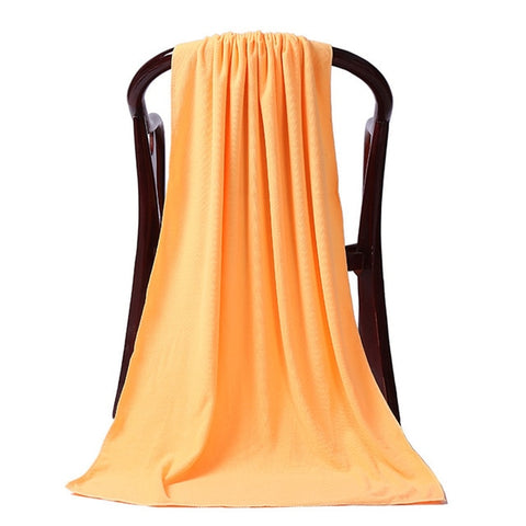 Microfiber Plain Bed Towel